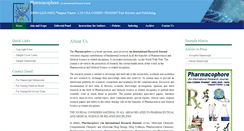 Desktop Screenshot of pharmacophorejournal.com