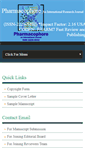 Mobile Screenshot of pharmacophorejournal.com